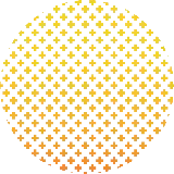 Croix jaunes dans un cercle
